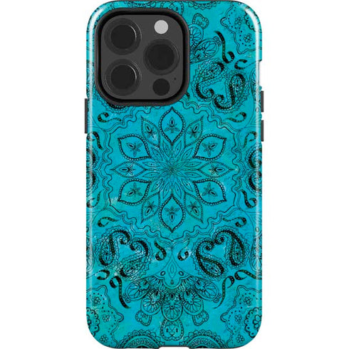 Blue Zen Ginseng iPhone 15 Pro Impact Case